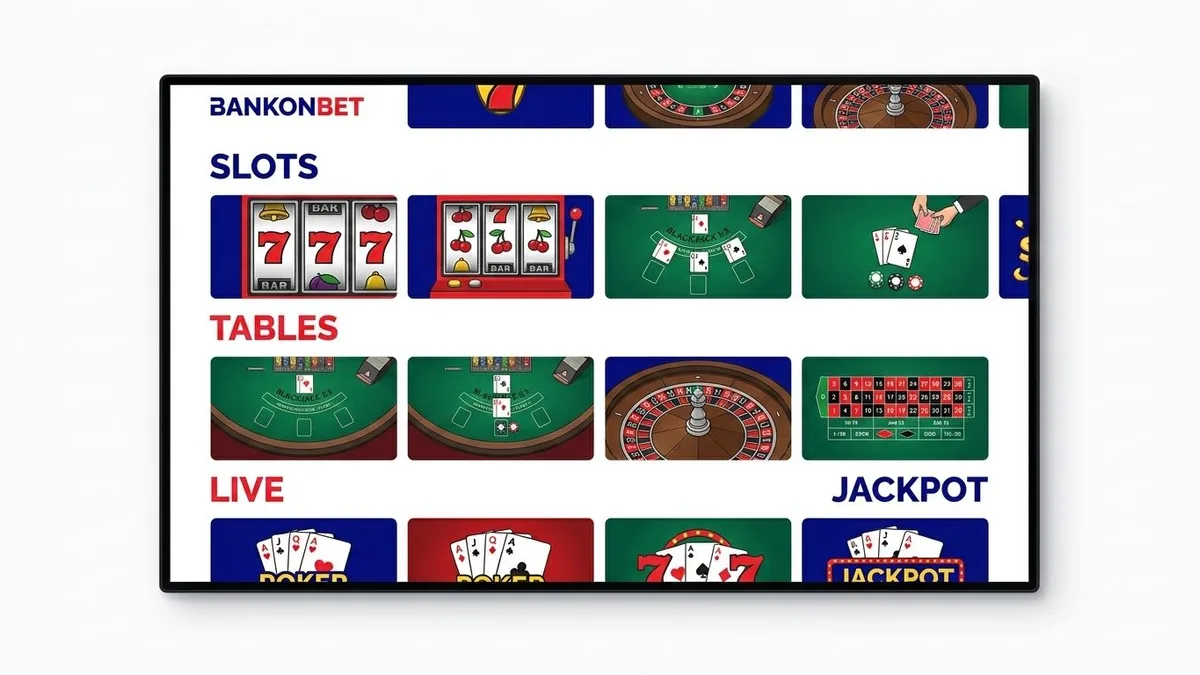 Casino games at Bankonbet